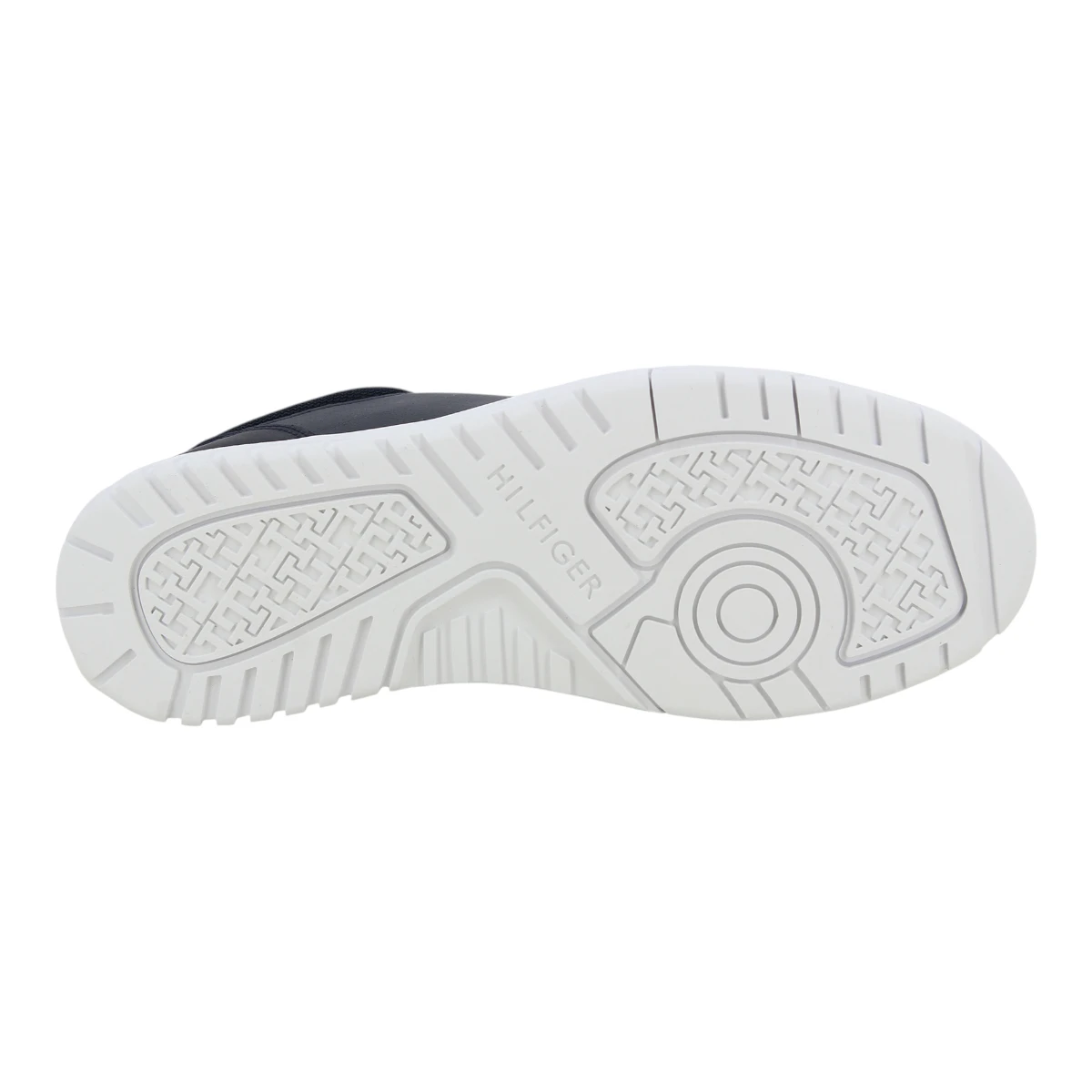 FM0FM05466-DW5 Tommy Hilfiger muške kožne tenisice TH Basket Core Pinperf tamnoplave