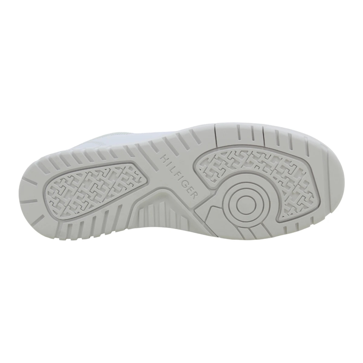 FM0FM05466-YBS Tommy Hilfiger muške kožne tenisice TH Basket Core Pinperf bijele