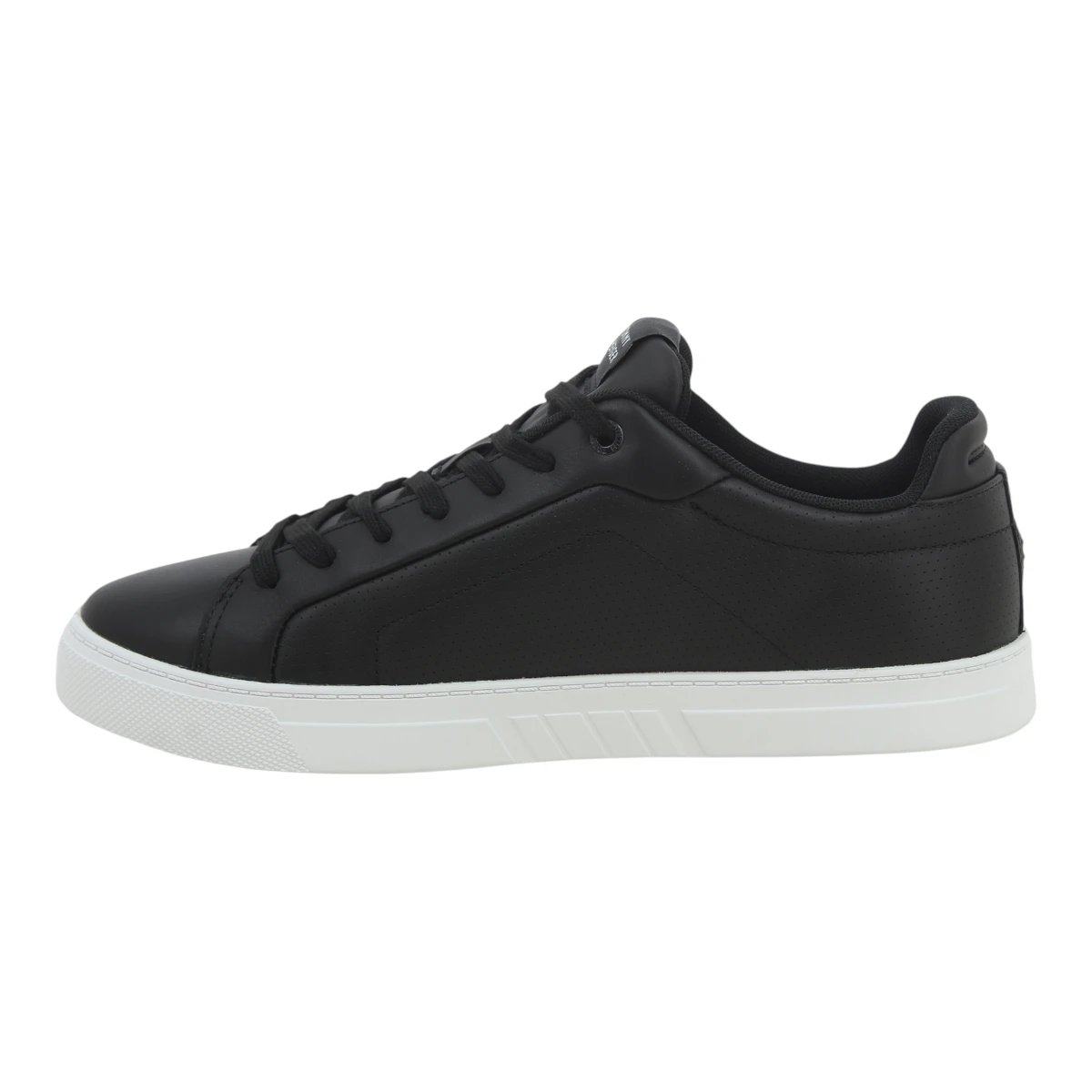FM0FM05483-BDS Tommy Hilfiger muške kožne tenisice Icon Court Pinperf crne