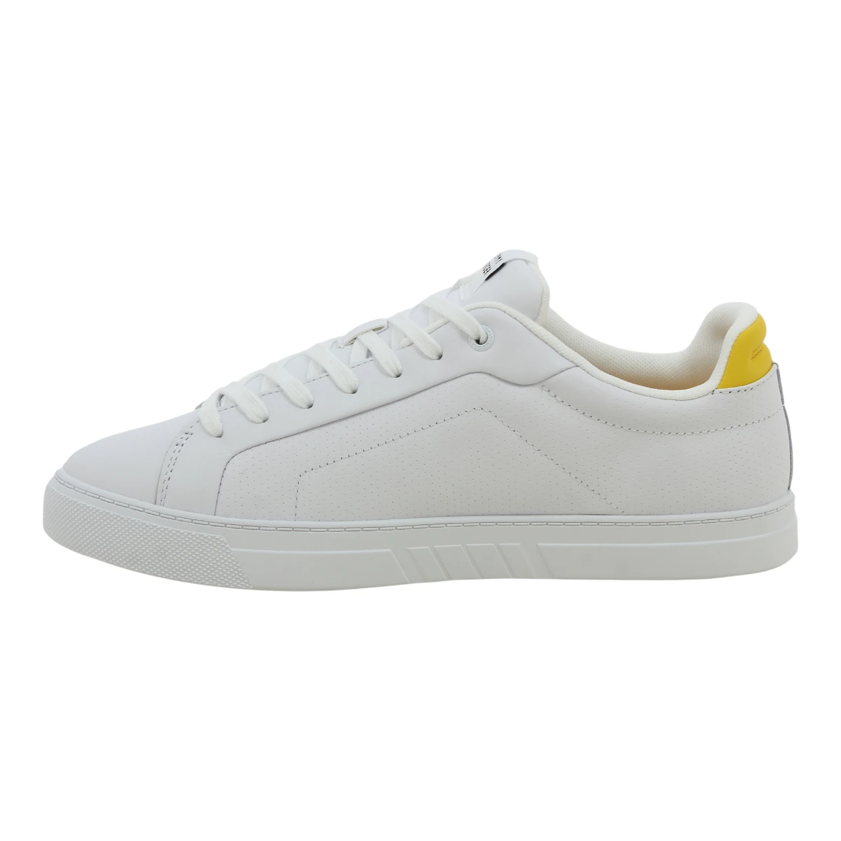 FM0FM05483-YBS Tommy Hilfiger muške kožne tenisice Icon Court Pinperf bijele