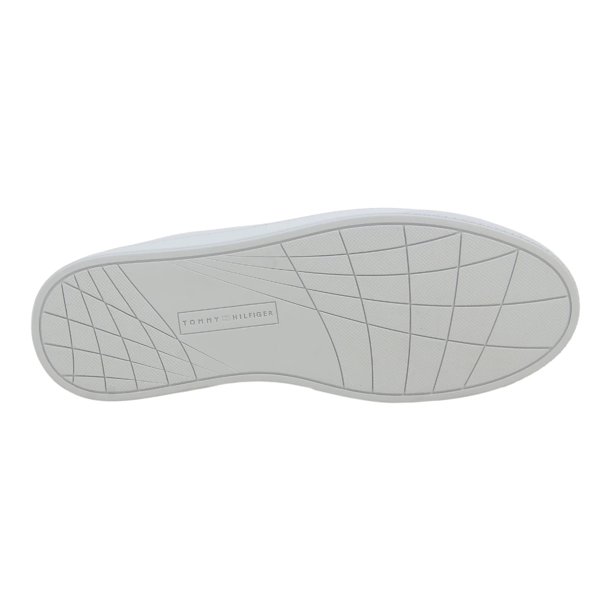 FM0FM05483-YBS Tommy Hilfiger muške kožne tenisice Icon Court Pinperf bijele
