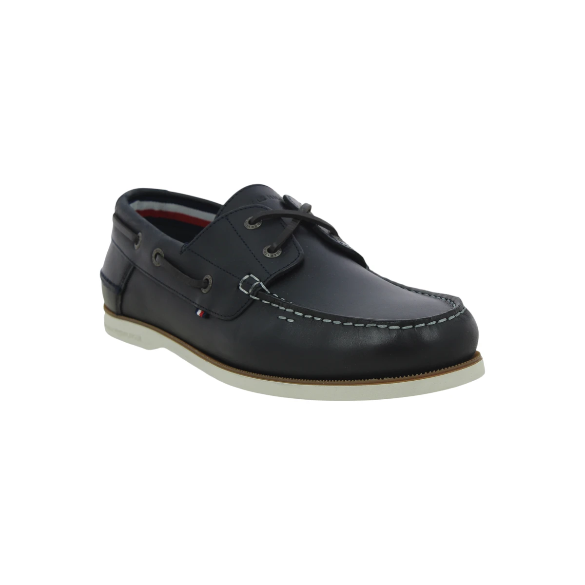 FM0FM05569-DW5 Tommy Hilfiger muške kožne brodarice TH Boat Shoe Core tamnoplave