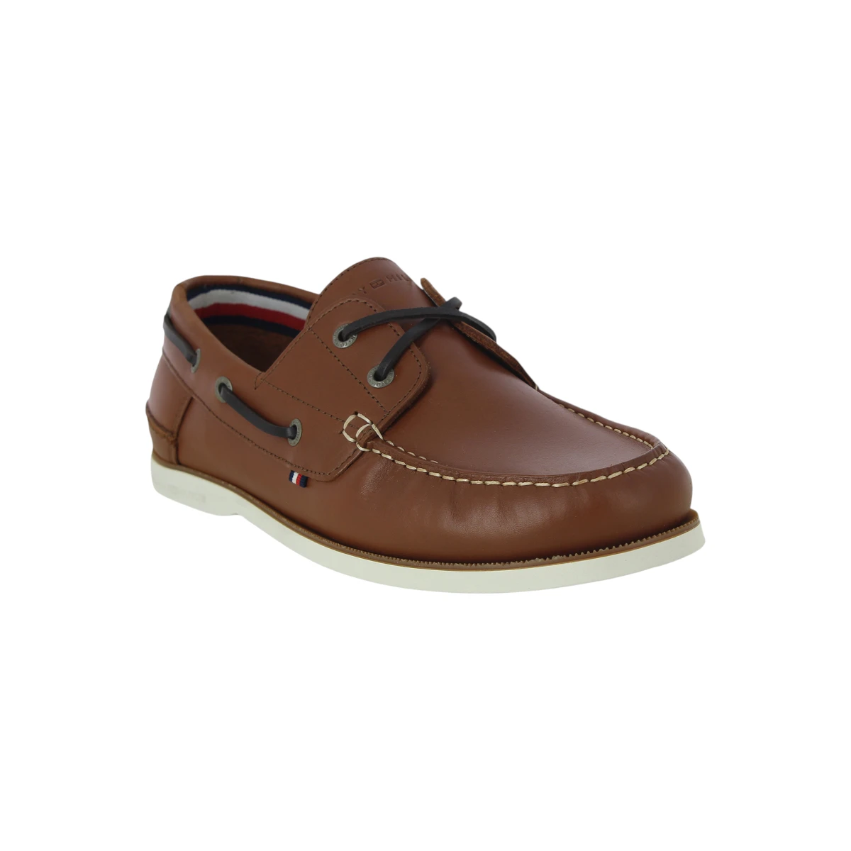 FM0FM05569-GVI Tommy Hilfiger muške kožne brodarice TH Boat Shoe Core smeđe