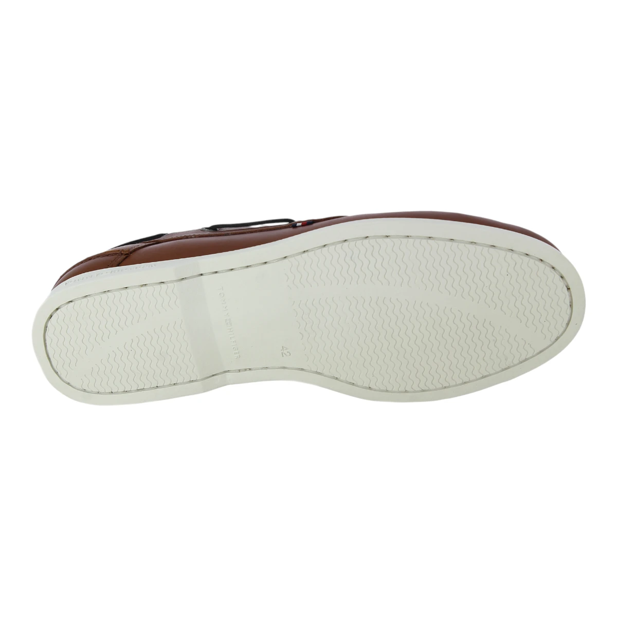 FM0FM05569-GVI Tommy Hilfiger muške kožne brodarice TH Boat Shoe Core smeđe