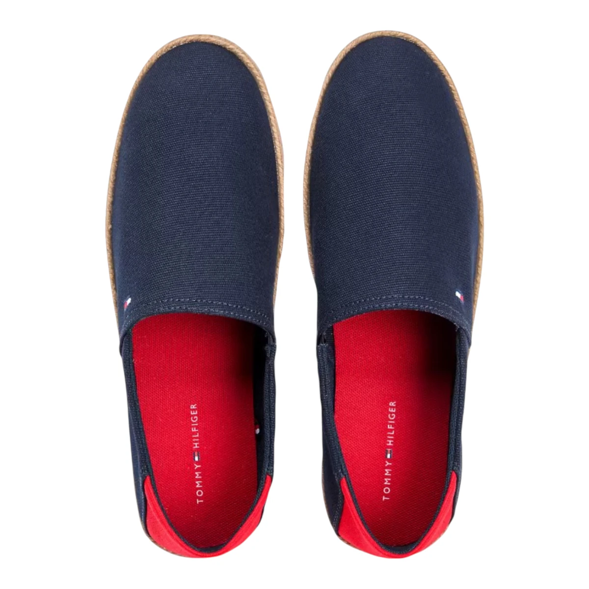 FM0FM05792-DW5 Tommy Hilfiger muške platnene espadrile Core Hilfiger tamnoplave