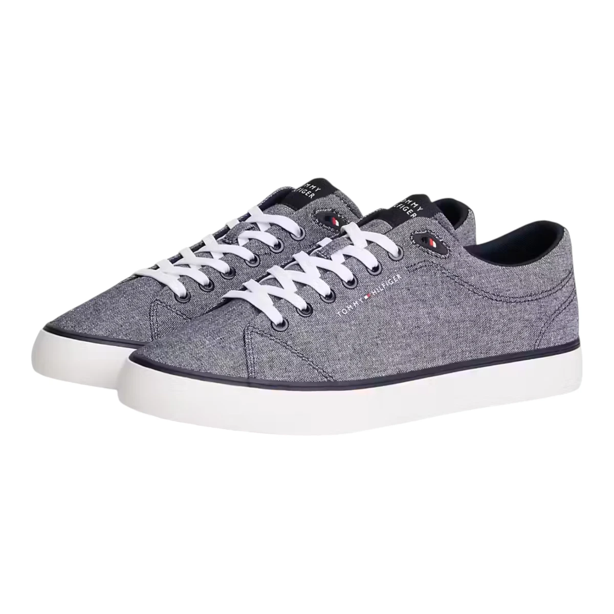 FM0FM05823-BDS Tommy Hilfiger muške pletene tenisice TH Court Knit crne