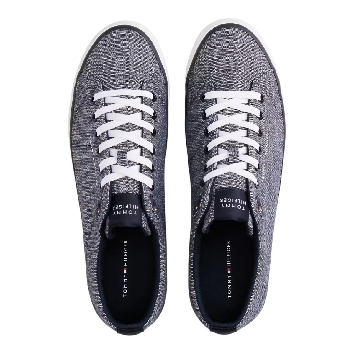 FM0FM05823-BDS Tommy Hilfiger muške pletene tenisice TH Court Knit crne