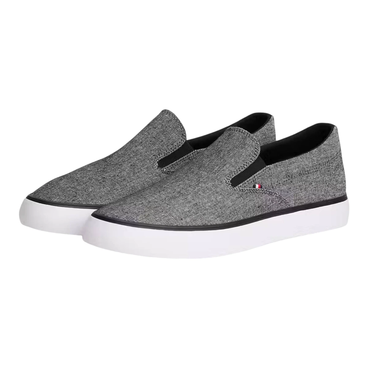 FM0FM05819-BDS Tommy Hilfiger muške slip-on tenisice Harlem Core II Chambray crne