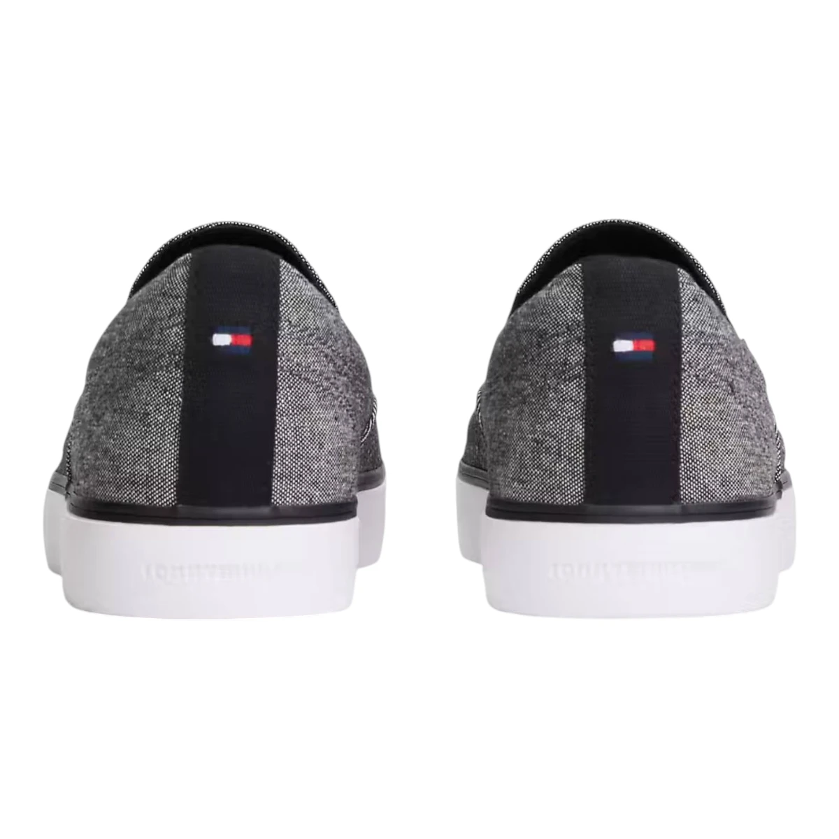 FM0FM05819-BDS Tommy Hilfiger muške slip-on tenisice Harlem Core II Chambray crne