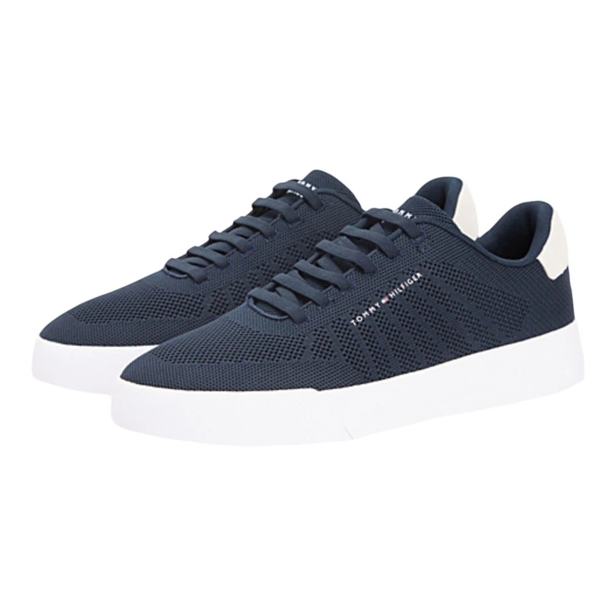 FM0FM05823-DW5 Tommy Hilfiger muške pletene tenisice TH Court Knit tamnoplave