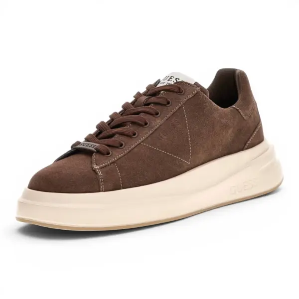 Muške kožne tenisice Guess Elba Brown