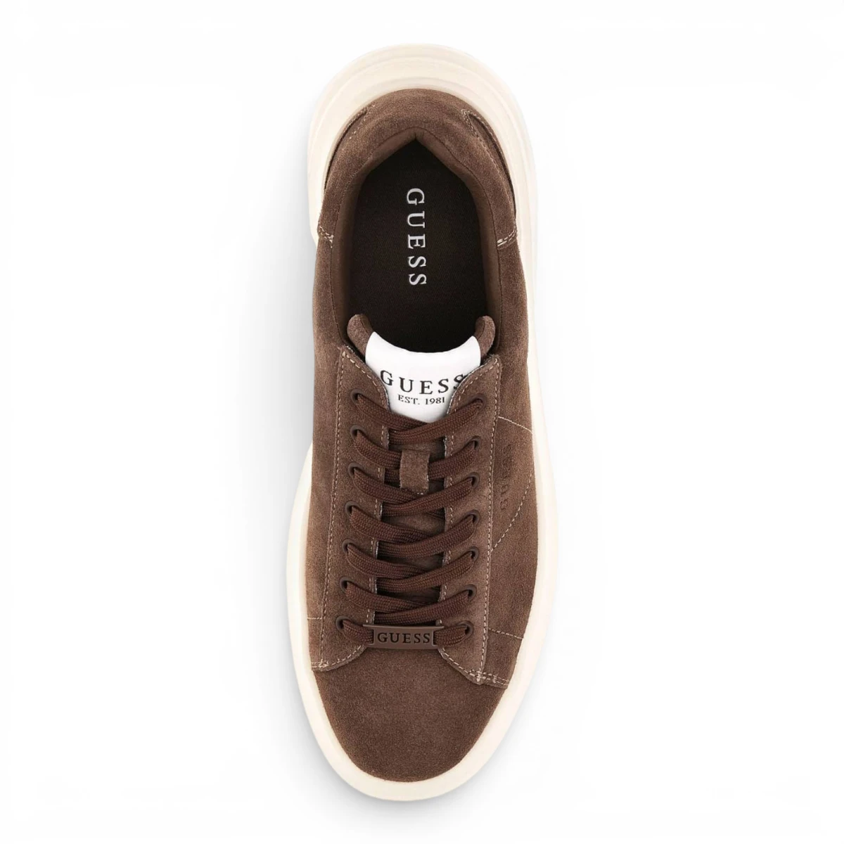 FMFLBASUE12-BROWN Guess muška tenisica ELBA BROWN