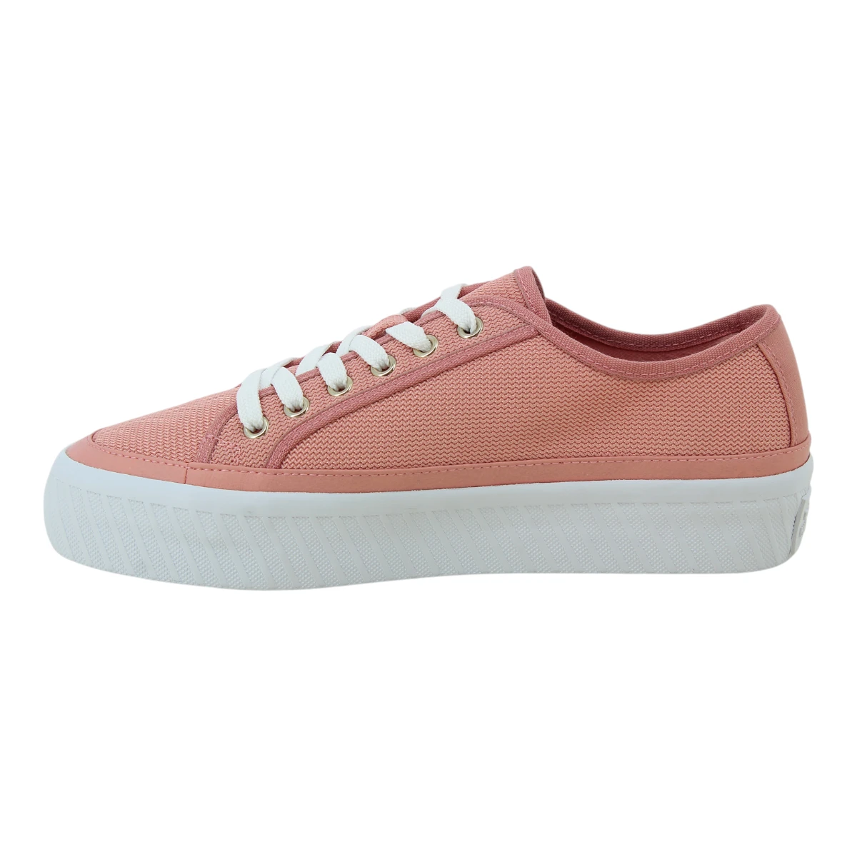 FW0FW07156-TQS Tommy Hilfiger ženske platnene tenisice Platform Vulcanized roza