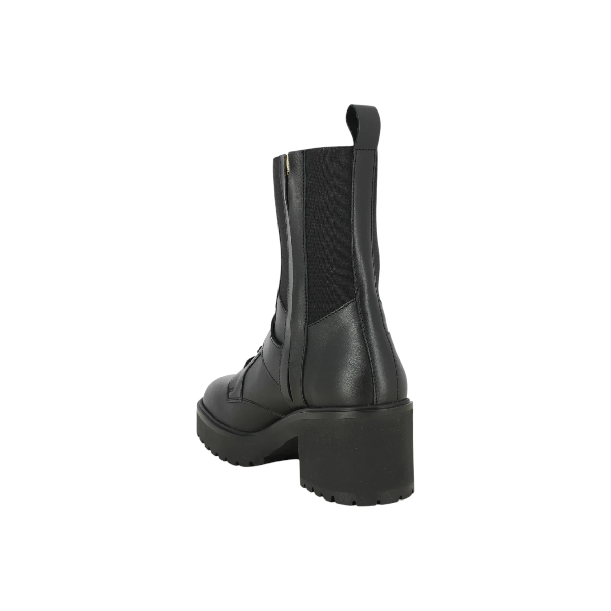 FW0FW07526-BDS Tommy Hilfiger ženske kožne gležnjače Tommy Belt Leather Boot crne