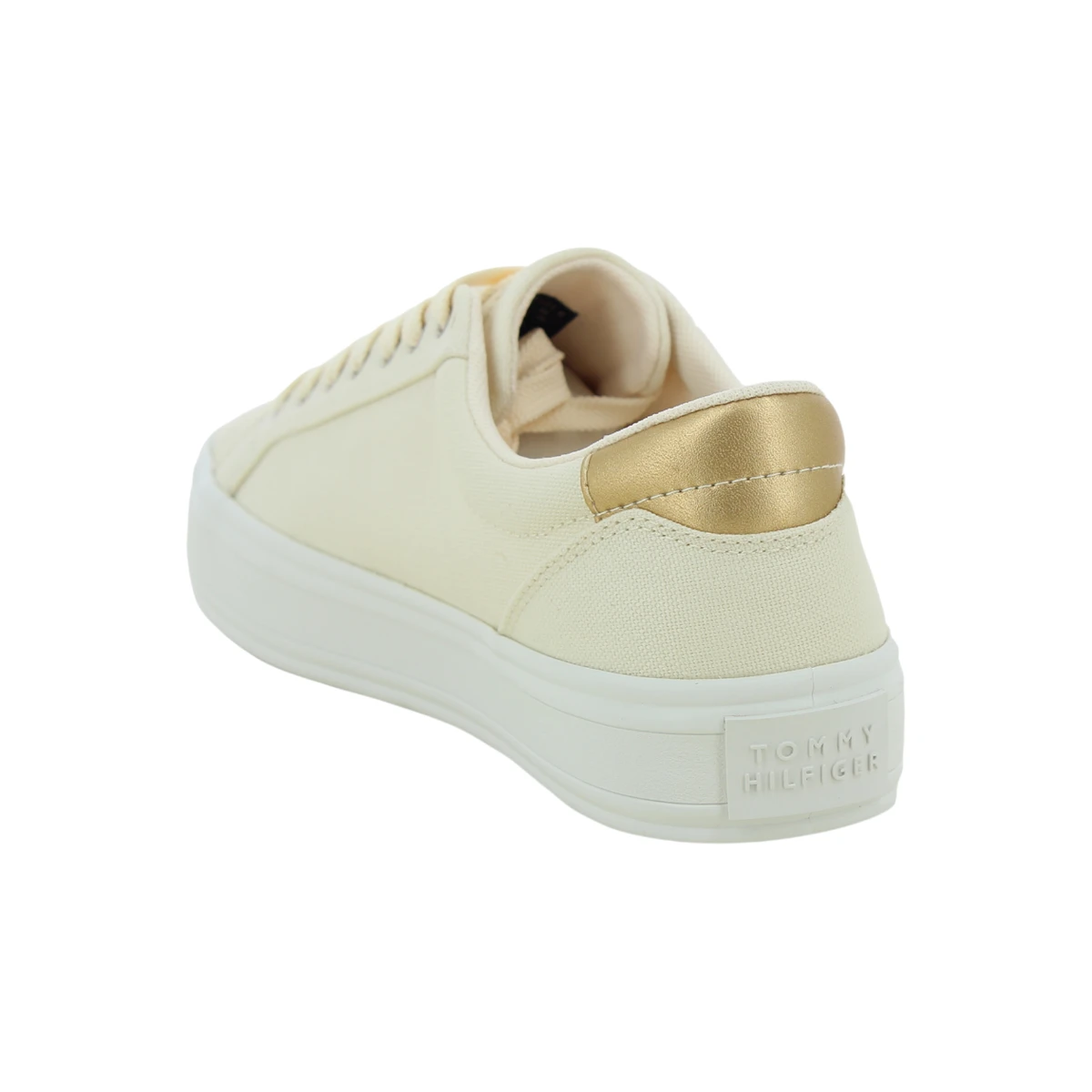 FW0FW07682-AEF Tommy Hilfiger ženske platnene tenisice Essential Vulc Canvas bež