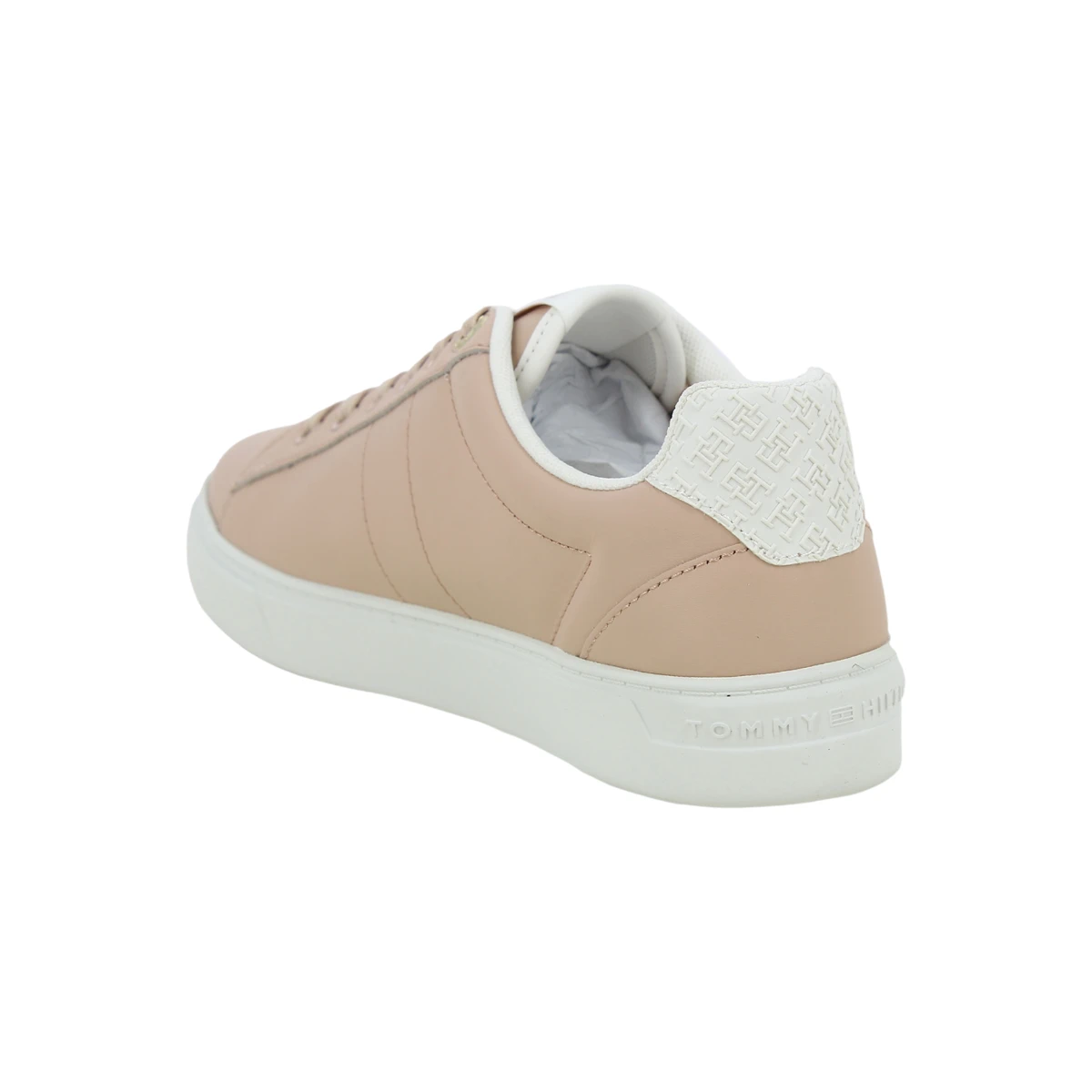 FW0FW07999-TRY Tommy Hilfiger ženske kožne tenisice Elevated Essent Monogram roza
