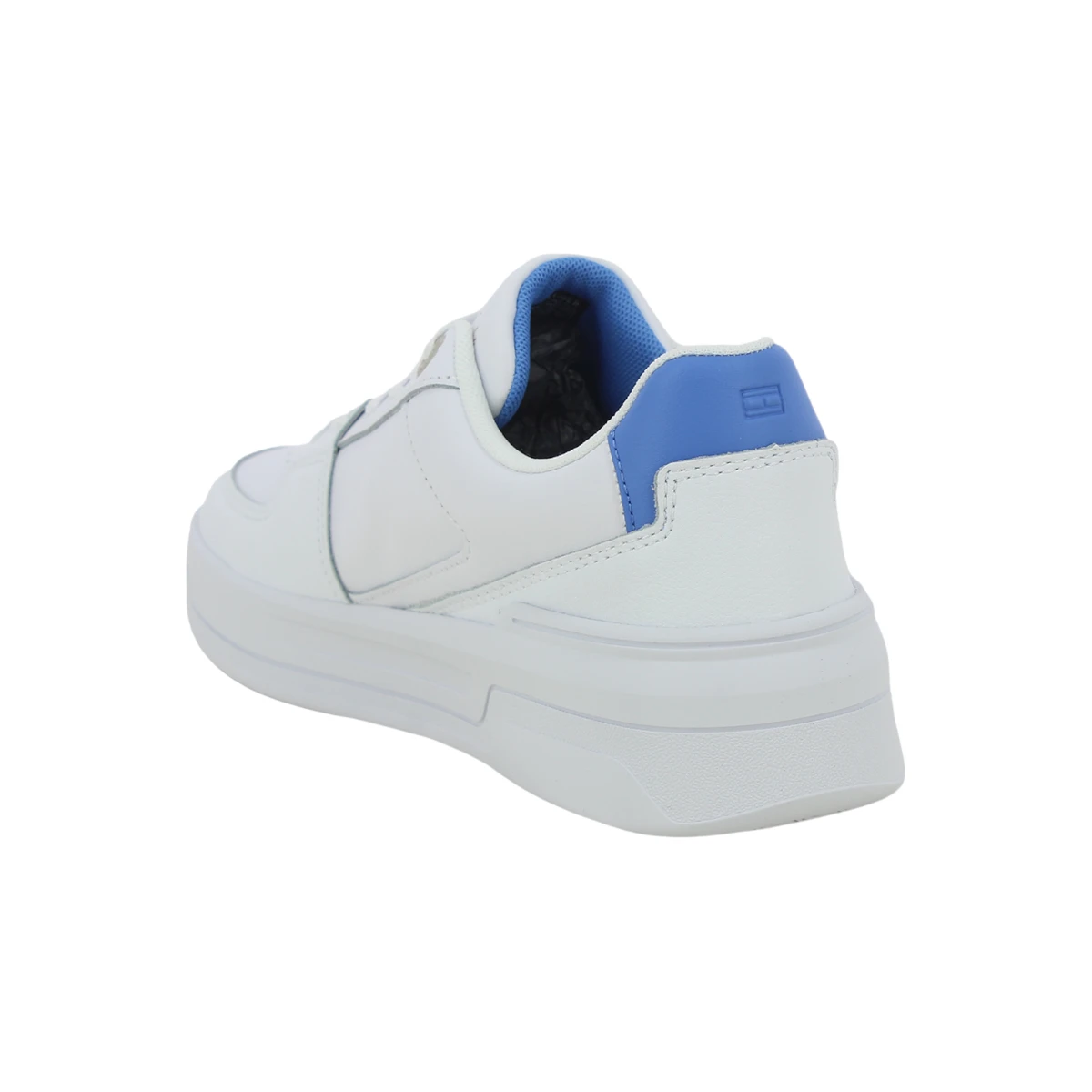 FW0FW08081-0K7 Tommy Hilfiger ženske kožne tenisice Flag Basket Sneaker bjela