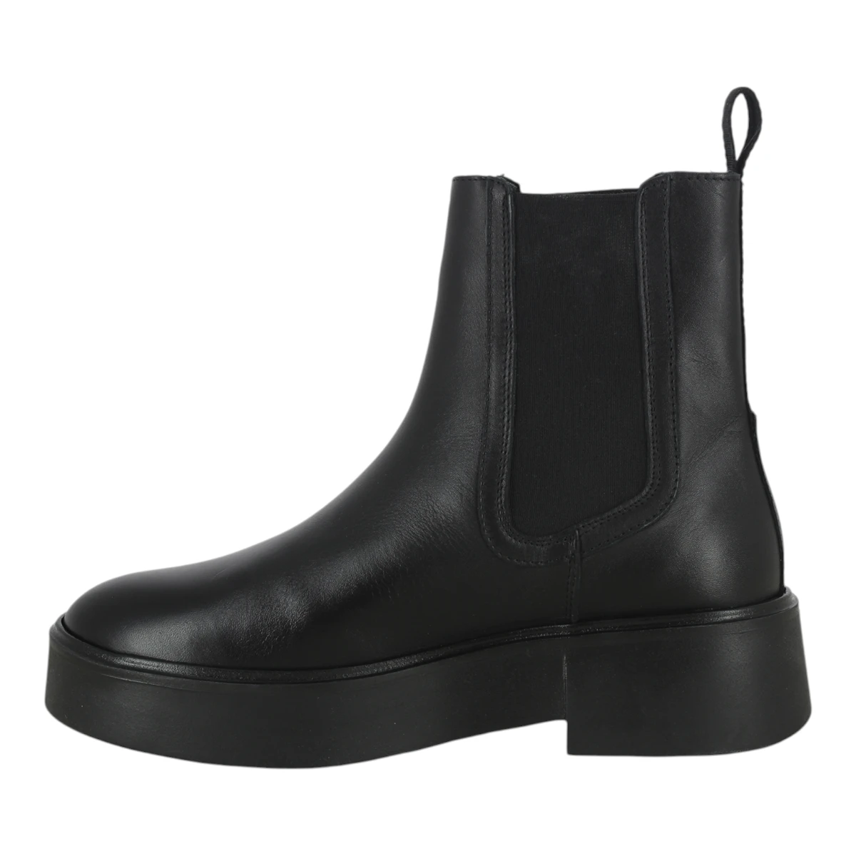 FW0FW08095-BDS Tommy Hilfiger ženske kožne gležnjače Minimal Leather Chelsea Logotape crne