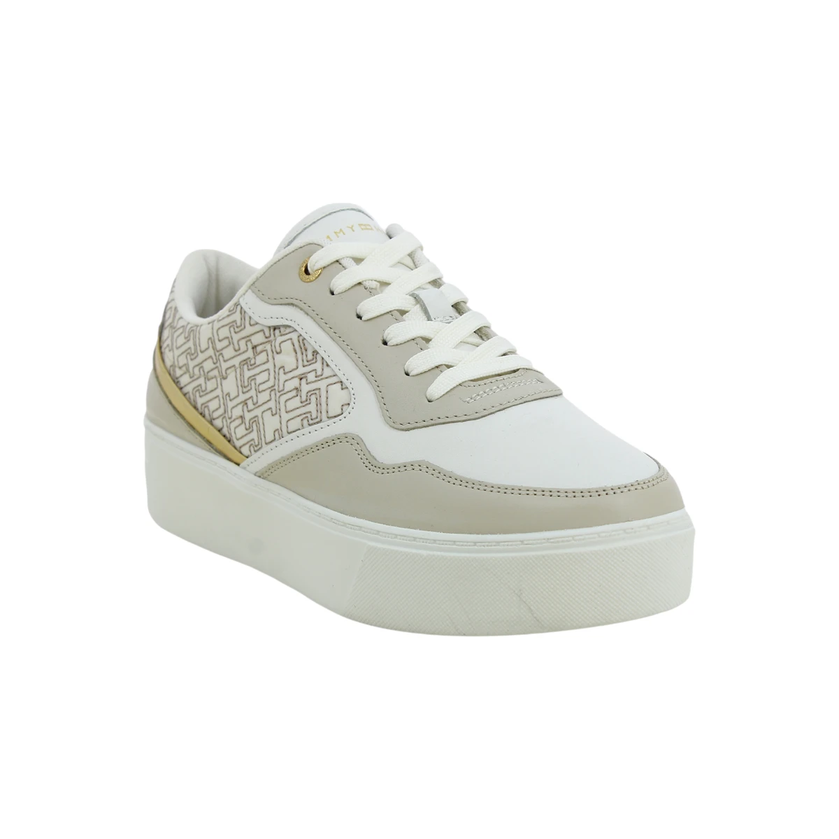 FW0FW08121-0K4 Tommy Hilfiger zenske tenisice Platform Monogram Ecru White
