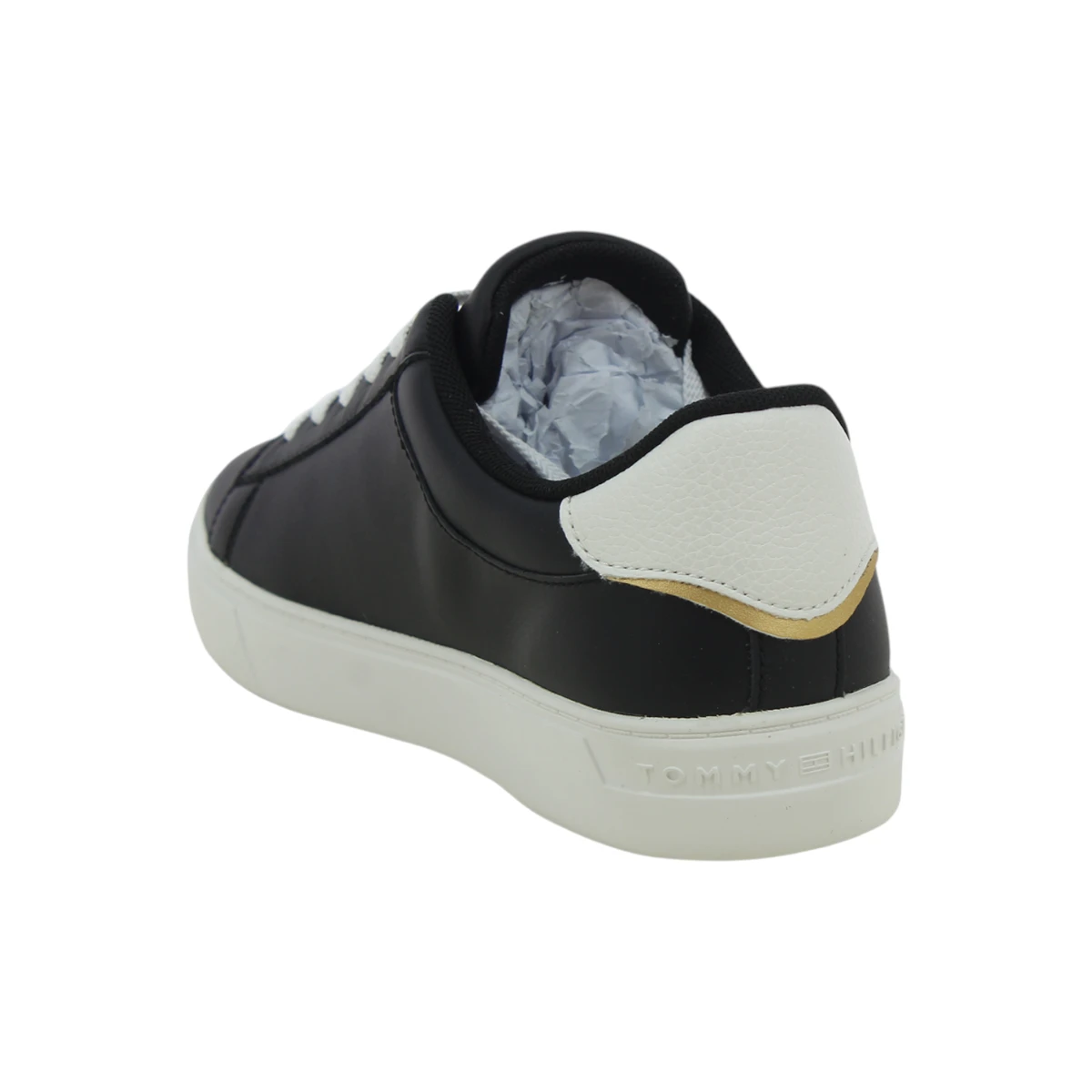 FW0FW08320-BDS TOMMY HILFIGER ESSENTIAL COURT Black - Zenske crne tenisice