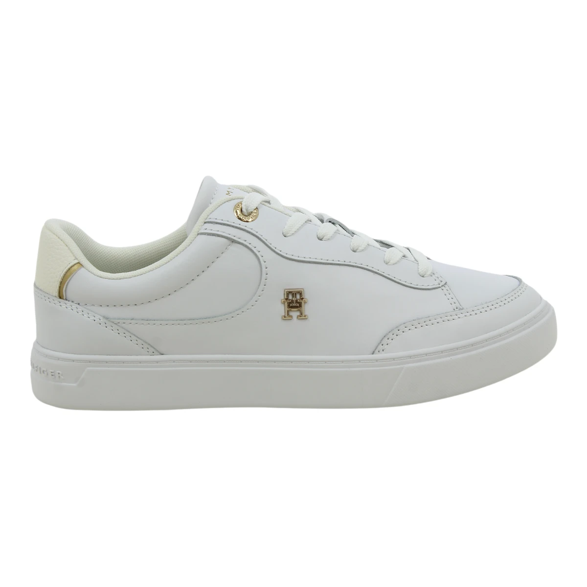 FW0FW08322-YBS TOMMY HILFIGER ESSENTIAL CHIC COURT White - Zenske bijele tenisice