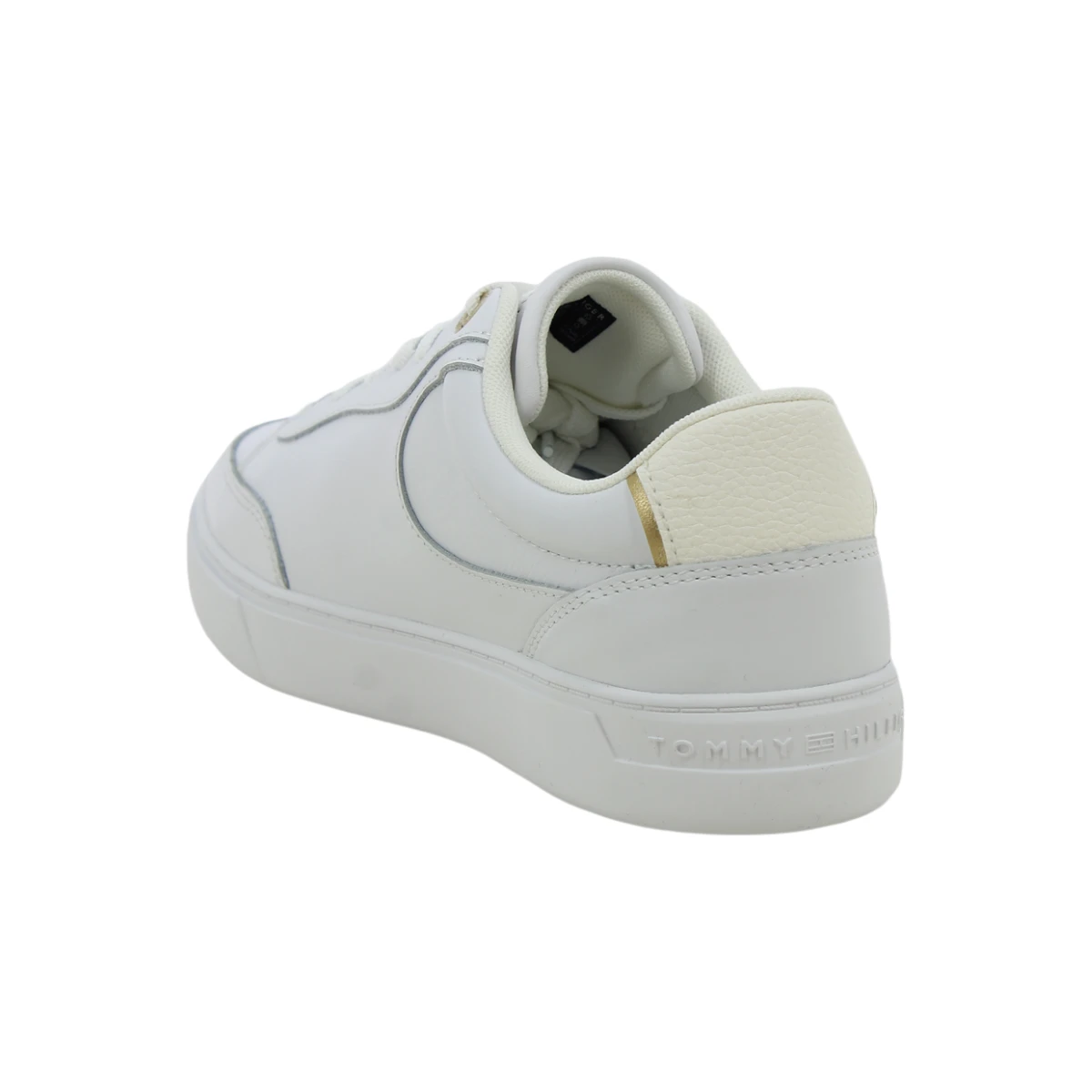 FW0FW08322-YBS TOMMY HILFIGER ESSENTIAL CHIC COURT White - Zenske bijele tenisice