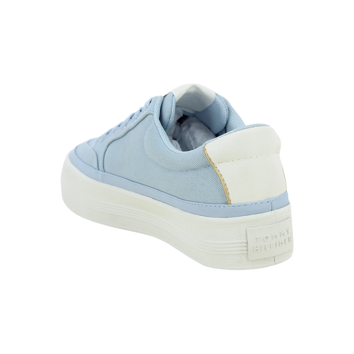 FW0FW08323-C1O TOMMY HILFIGER ESSENTIAL VULC TEXTILE Baby Blue - Zenske platnene tenisice