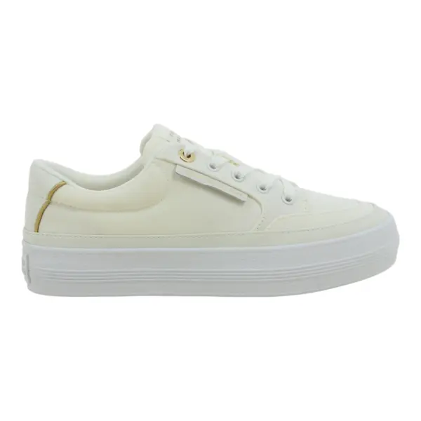 Tommy Hilfiger Ženske Platnene Tenisice Essential Vulc Textile Ecru White