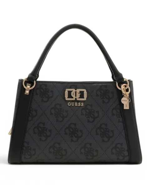 Guess Crna Ženska Torba Karnilla Logo Satchel