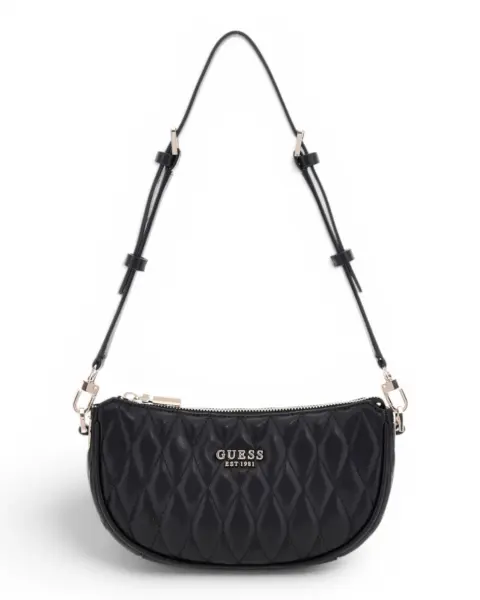 Guess Valla Mini Top Zip Shoulder Bag BLA
