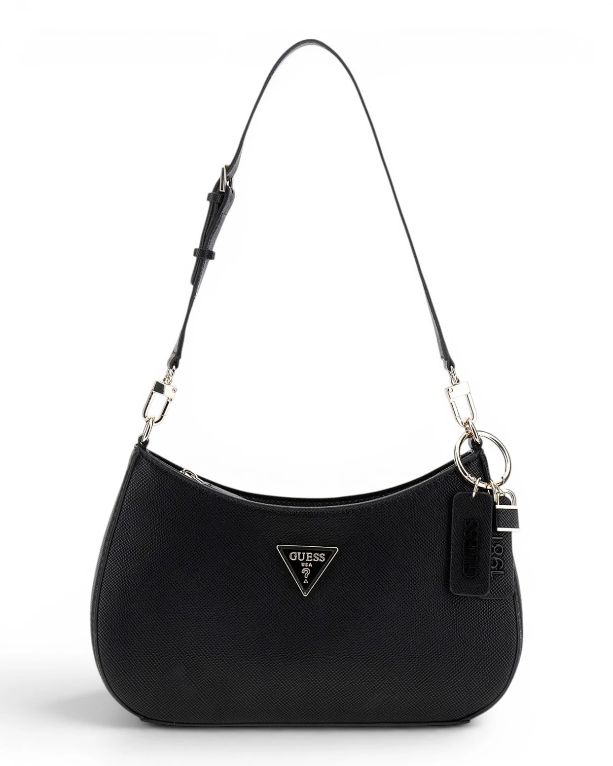 HWZG9672180-BLA Guess NOELLE II TOP ZIP SHOULDER BAG