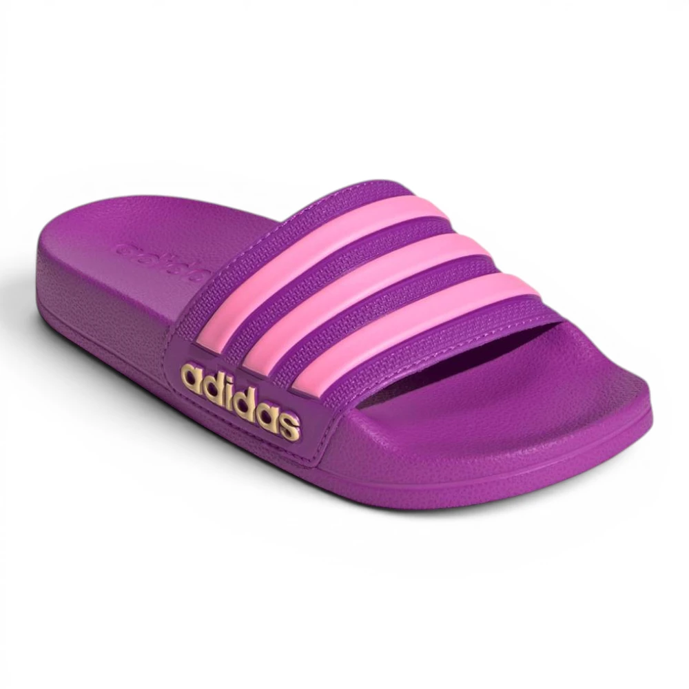 JS2525 Ljubičaste Dječje Shower Natikače za Ljeto – adidas