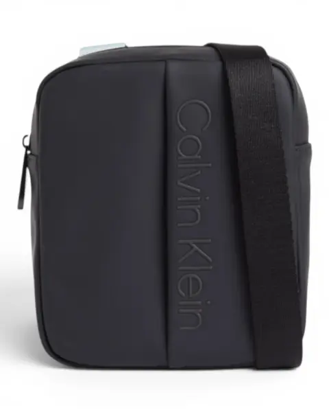 Crna muška torba preko ramena Rubberized – Calvin Klein