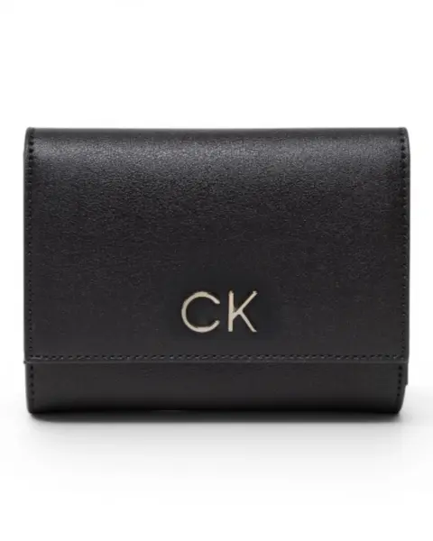 Crni ženski novčanik Re-Lock Trifold – Calvin Klein