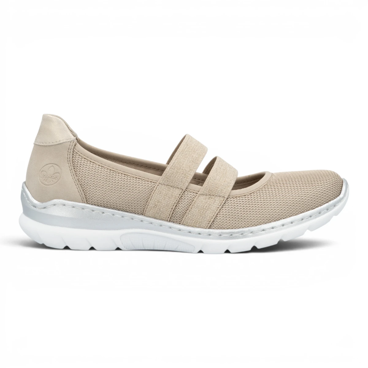 L3281-62 Ženske bež slip-on cipele - Rieker