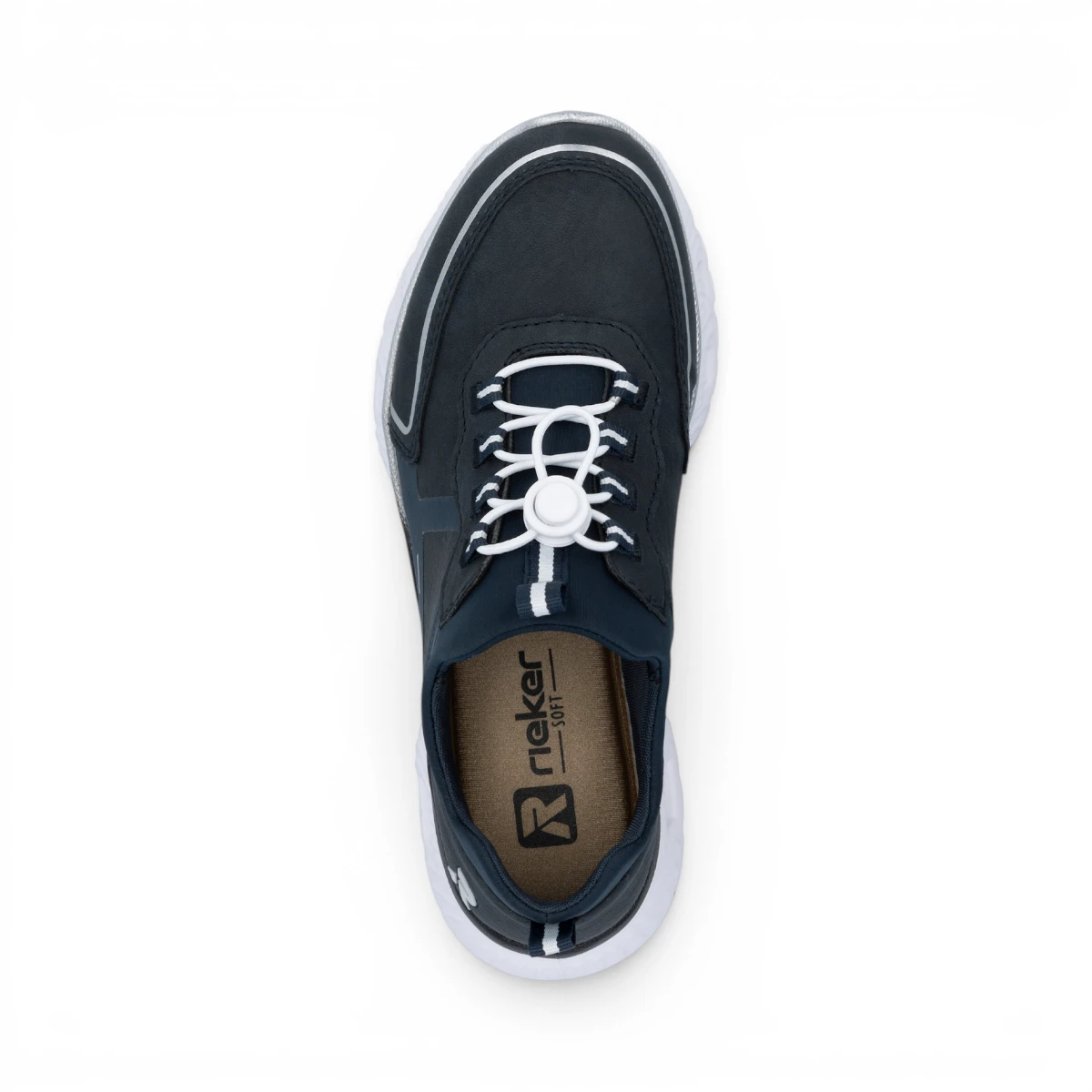 M6062-14 Ženske plave slip-on tenisice - Rieker