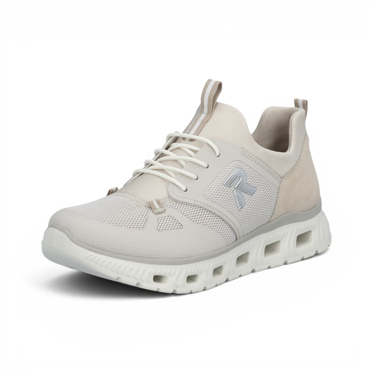 M6078-60 Ženske bež slip-on tenisice - Rieker