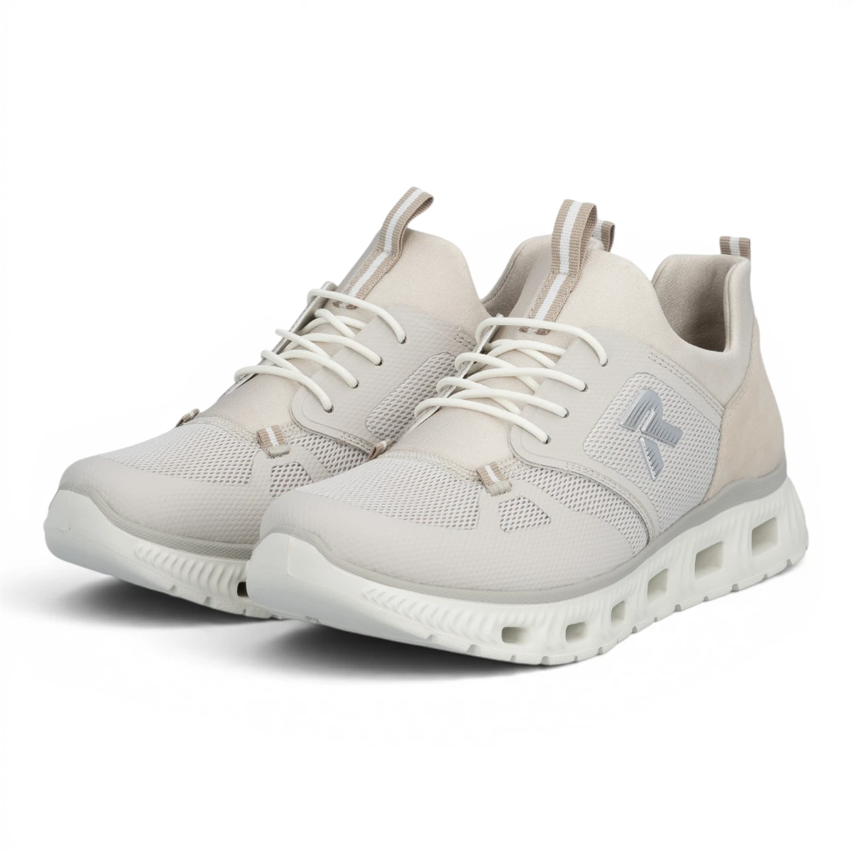 M6078-60 Ženske bež slip-on tenisice - Rieker