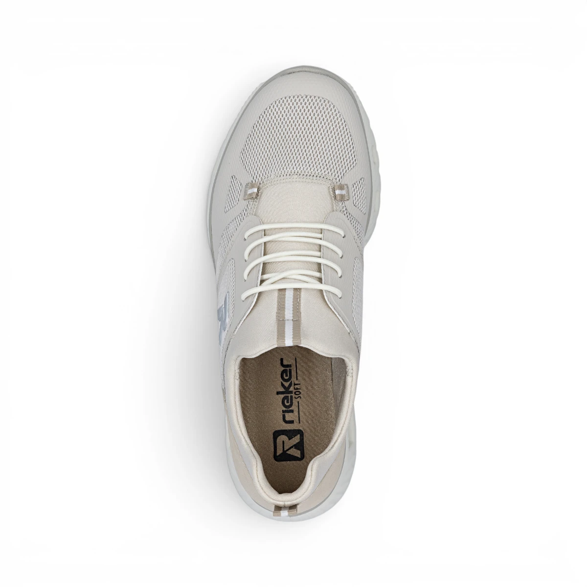 M6078-60 Ženske bež slip-on tenisice - Rieker
