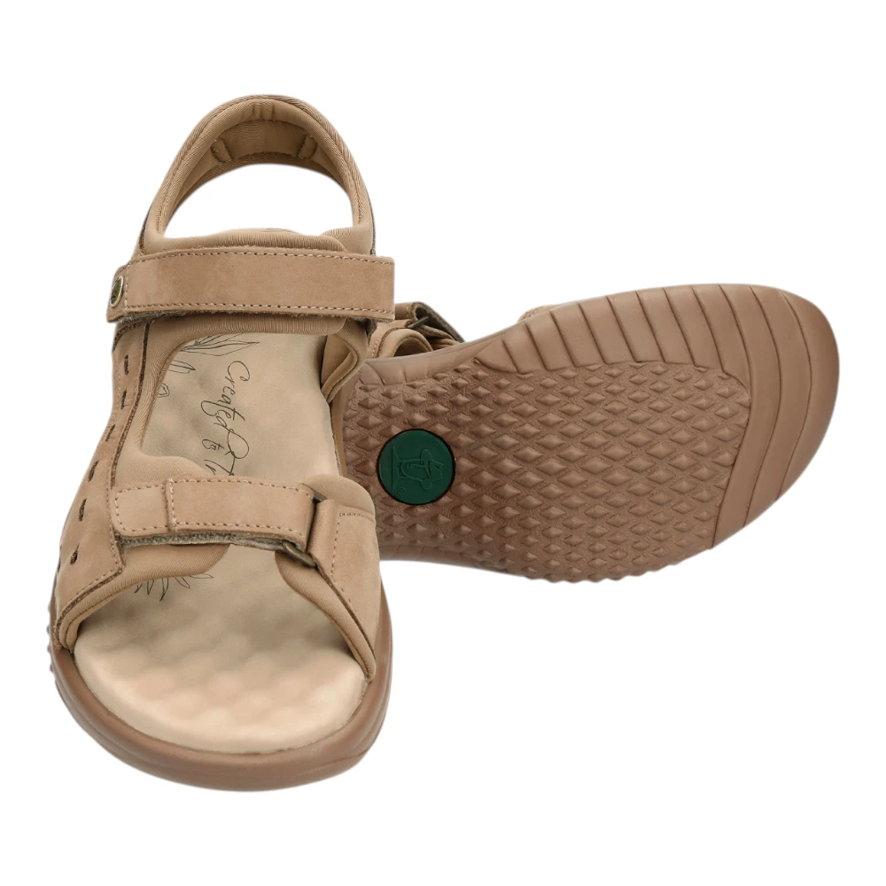 Nilo Basics B4 Panama Jack kožne sandale s platformom u taupe nijansi