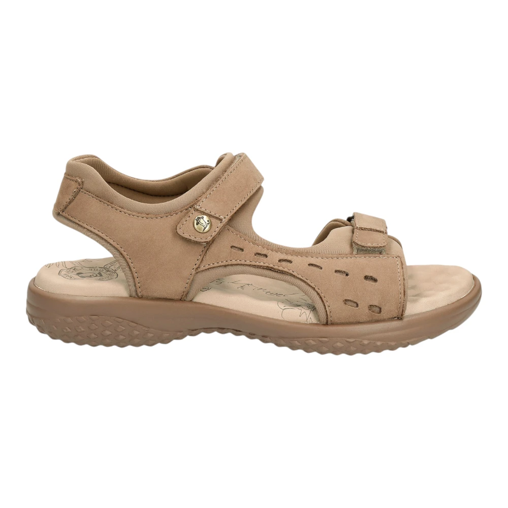 Nilo Basics B4 Panama Jack kožne sandale s platformom u taupe nijansi