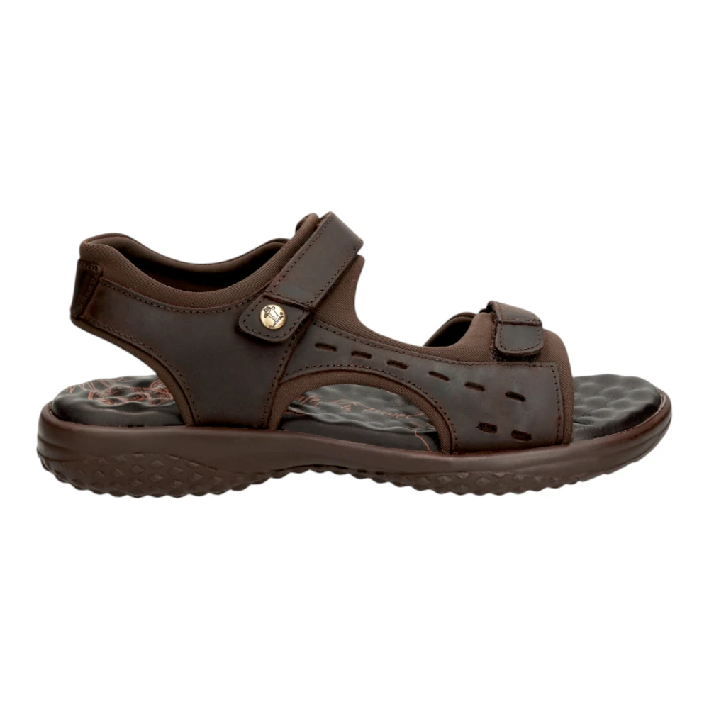 Nilo Basics B8 Panama Jack kožne sandale s platformom u smeđoj nijansi