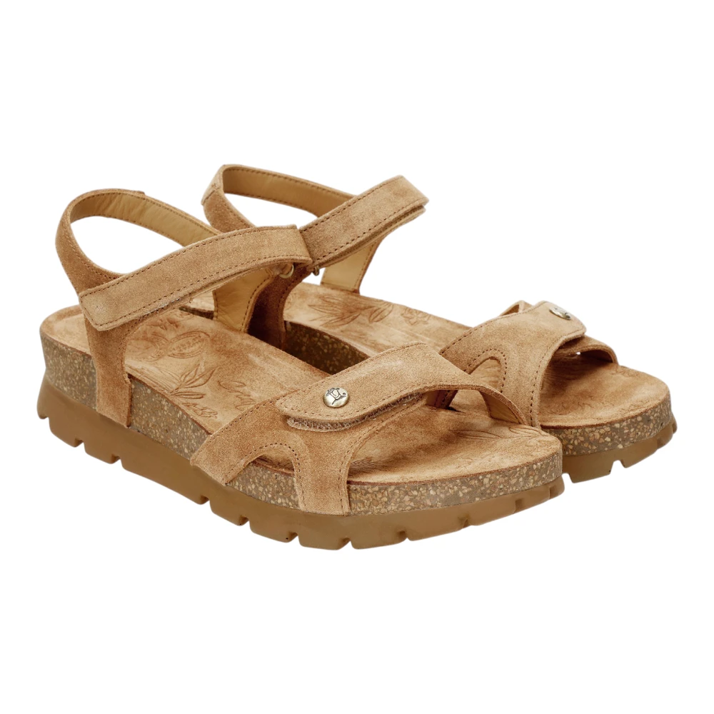 Sulia B19 Panama Jack Sulia brušene kožne sandale u smeđoj nijansi