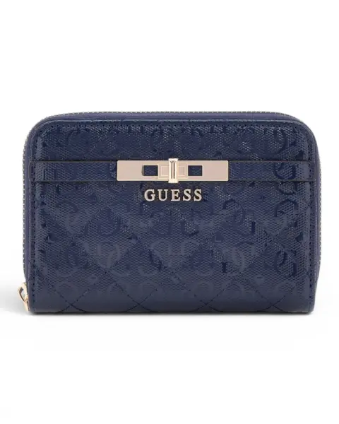 Ženski Novčanik Guess Idra SLG Medium Zip Around – Plavi