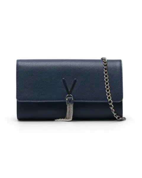 Plava torbica na preklop VBS1R401G - Valentino Bags