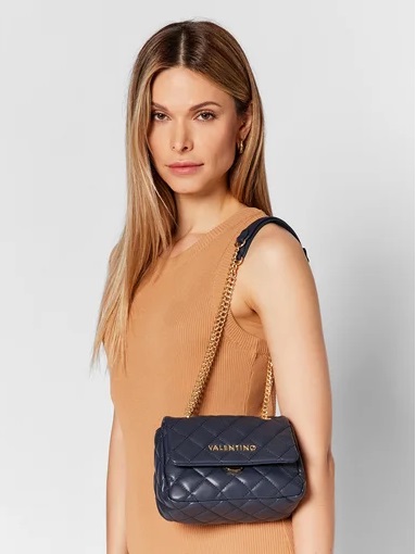 VBS3KK05R-BLU Plava torbica na preklop VBS3KK05R - Valentino Bags
