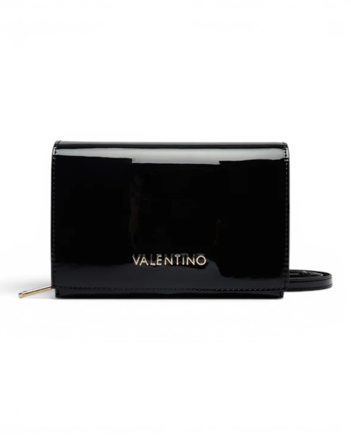 VBS9IE17VER-NERO Crna lakirana torbica preko ramena VBS9IE17VER - Valentino Bags