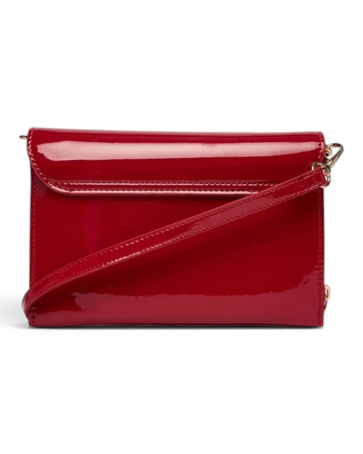VBS9IE17VER-RUBINO Crvena lakirana torbica preko ramena VBS9IE17VER - Valentino Bags