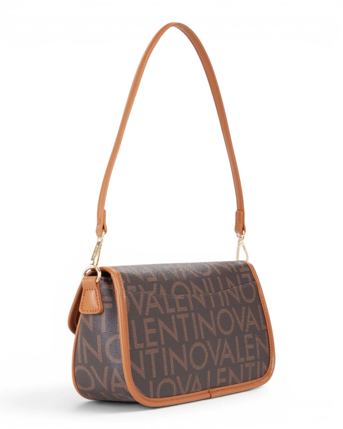 VBS9IS09-MORO/NATURALE Smeđa torbica na preklop VBS9IS09 - Valentino Bags