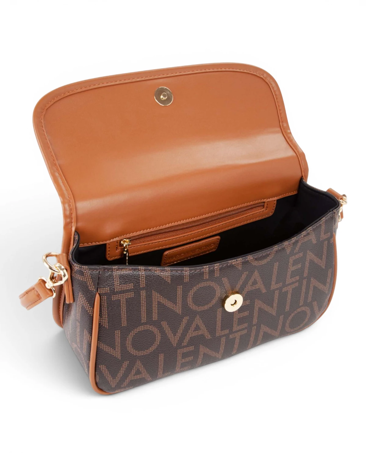 VBS9IS09-MORO/NATURALE Smeđa torbica na preklop VBS9IS09 - Valentino Bags